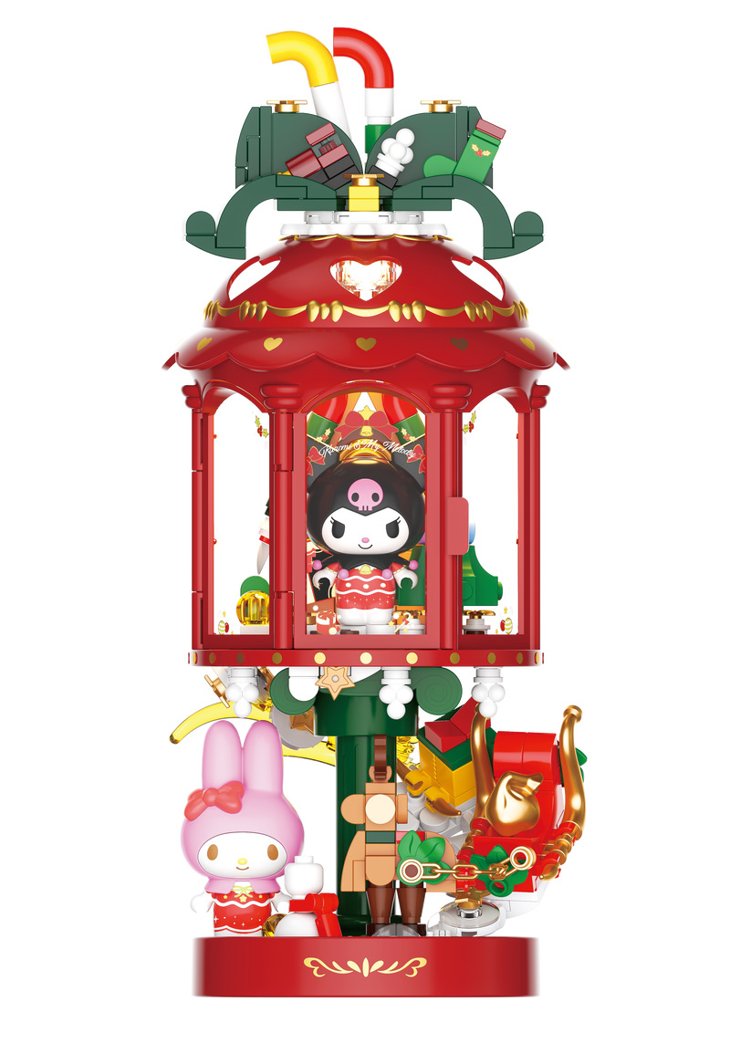 TC2351 三麗鷗家族光影如夢(mèng)系列-冬夜鈴鹿積木（酷洛米+美樂(lè)蒂款）